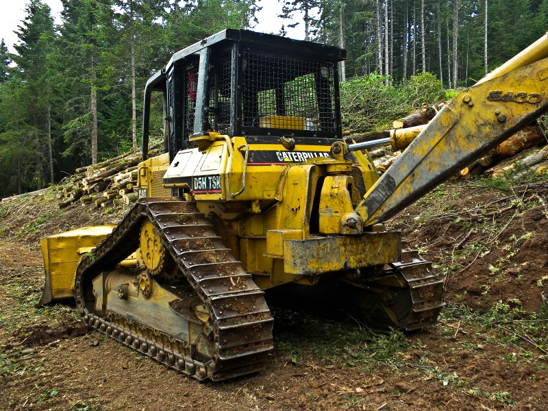 Cat Skidder, Logging-Oregon