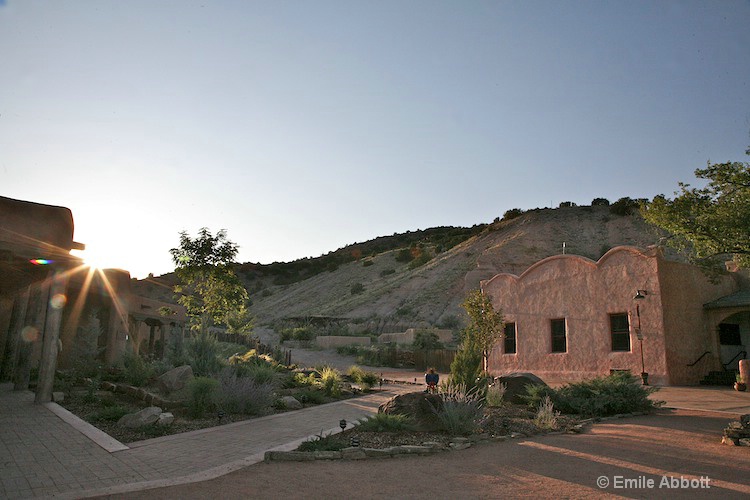 Sunset over Ojo Caliente