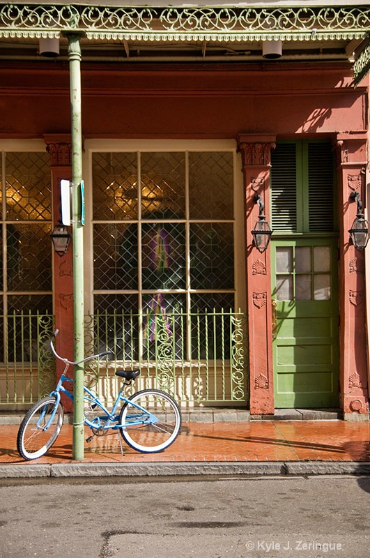 Arnauds Blue Bike