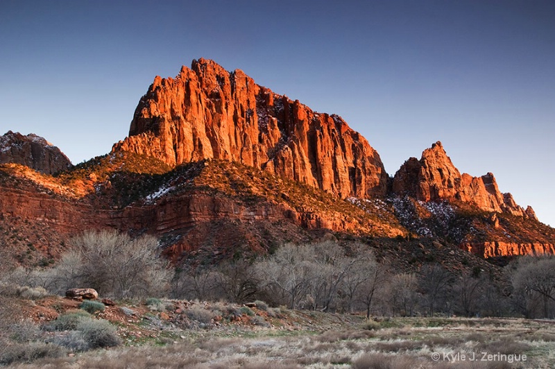 Sunset at Zion