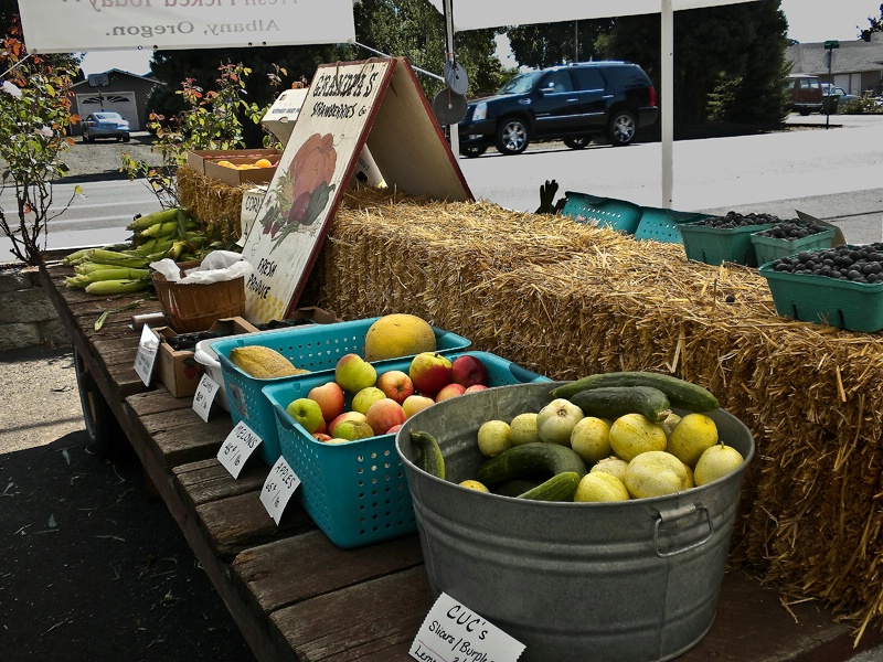 Fresh Produce Stand, Oregon