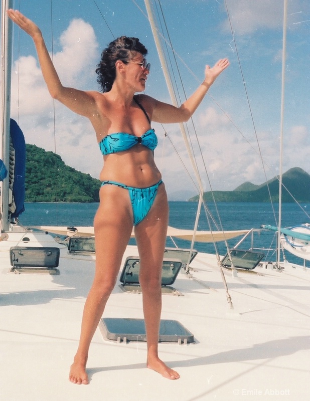 MY WIFE FRANCES IN BVI