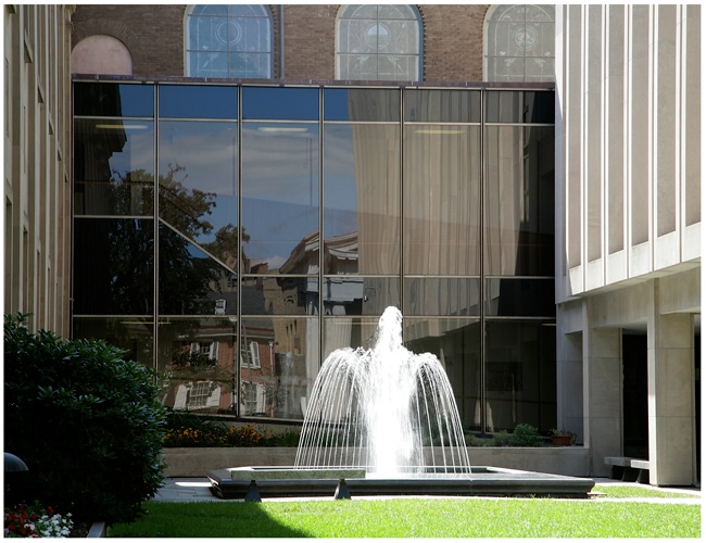 Courthouse Fountain By Day  #306