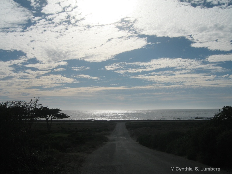 Ocean Road in Pebble Beach, California