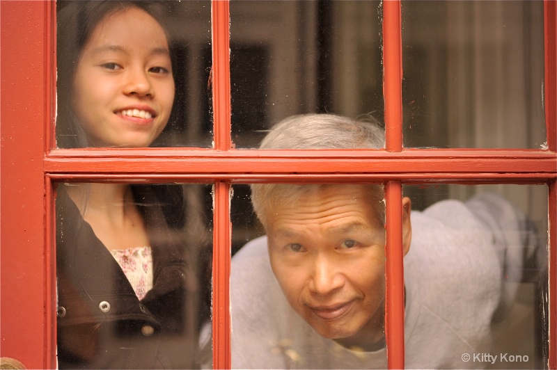 Ken and Yumiko at the Window