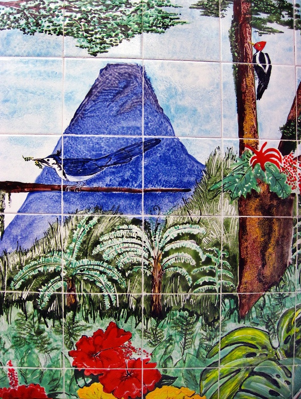Arenal Volcano Mural