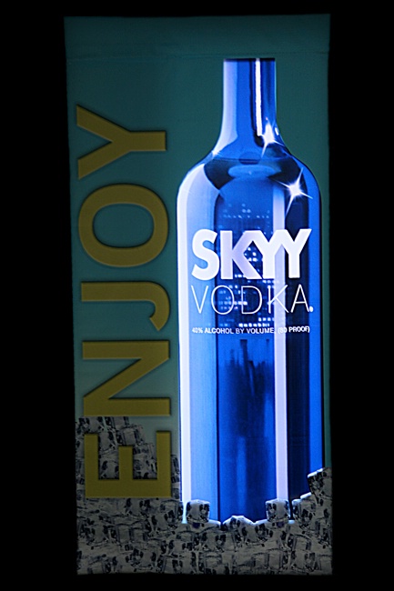 Sky Vodka Illuminated Banner