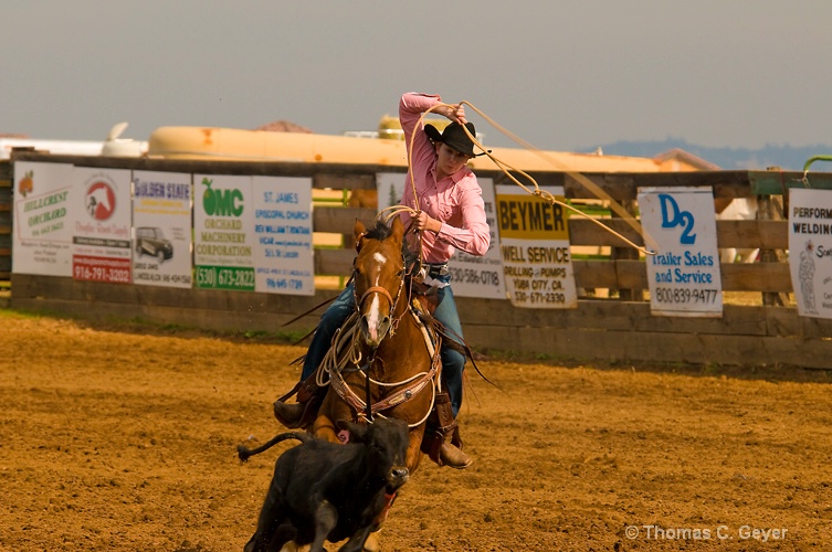 High School Rodeo, Girls Calf Roping