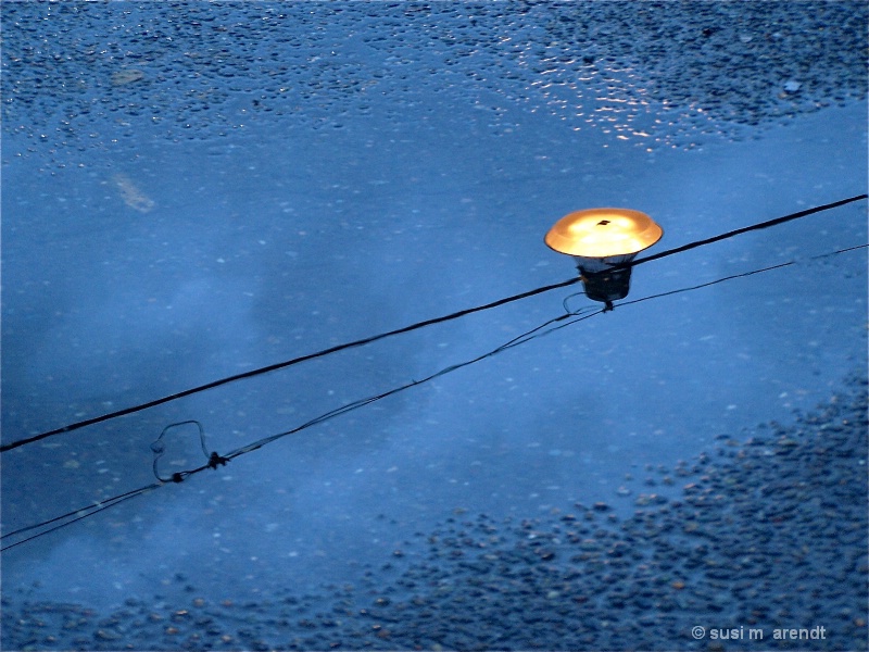 Street Lamp Reflection