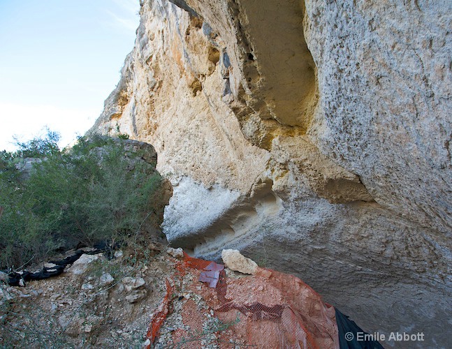 Talus Cone and buffalo jump bones