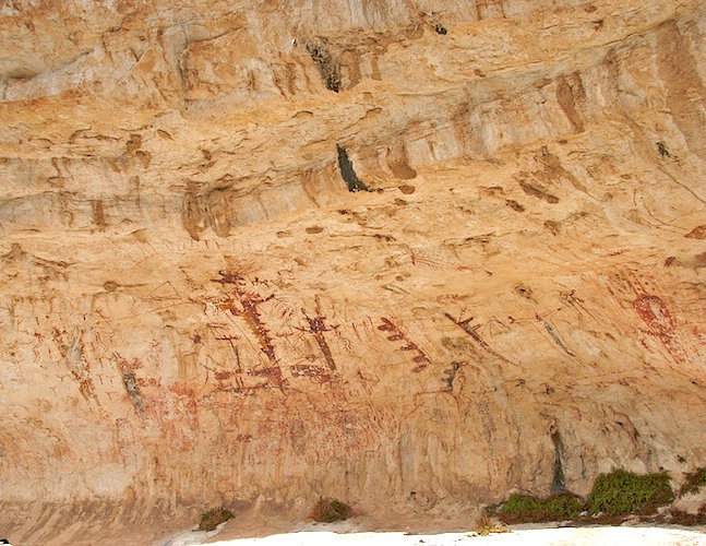 Central Right portion of the Cedar Spring Shelter