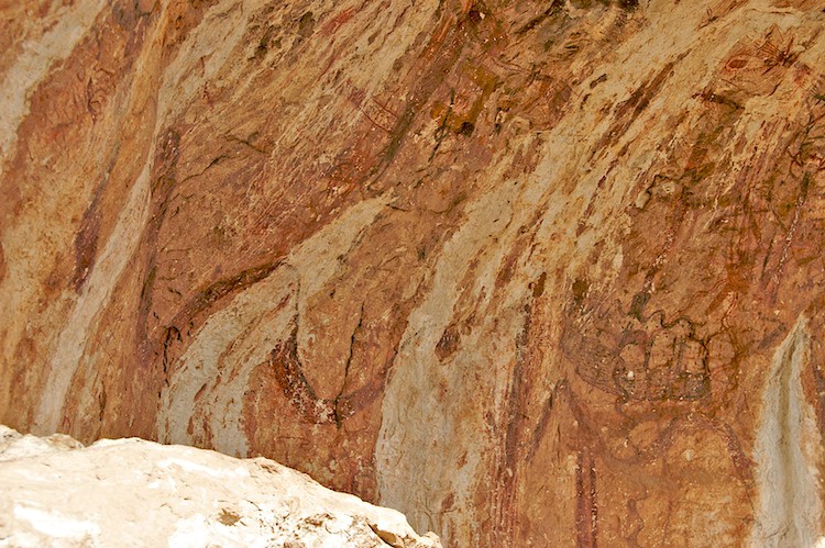 Portion of the pictographs