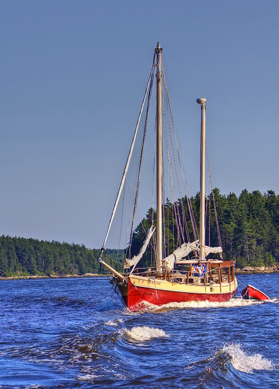 Sailing Through Maine