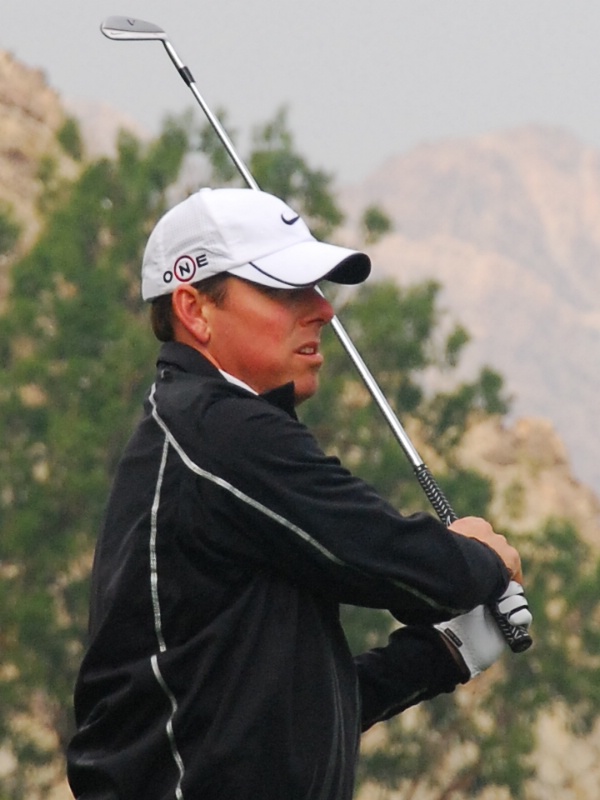 Justin Leonard follow through