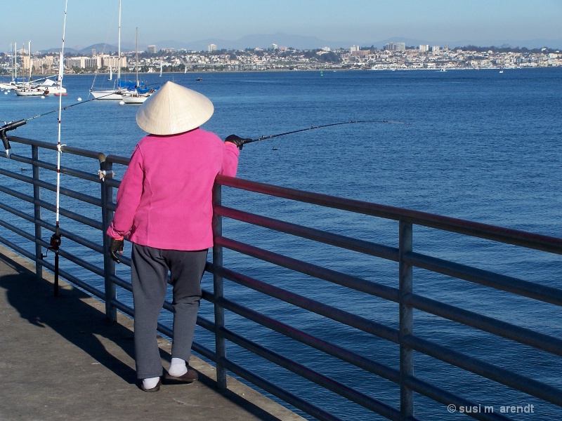 Fishing off the Pier