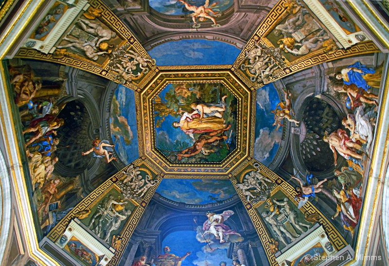 Painted ceiling