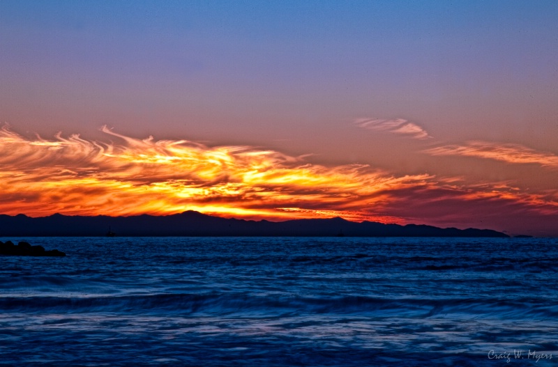 Santa  Rosa Island Sunset