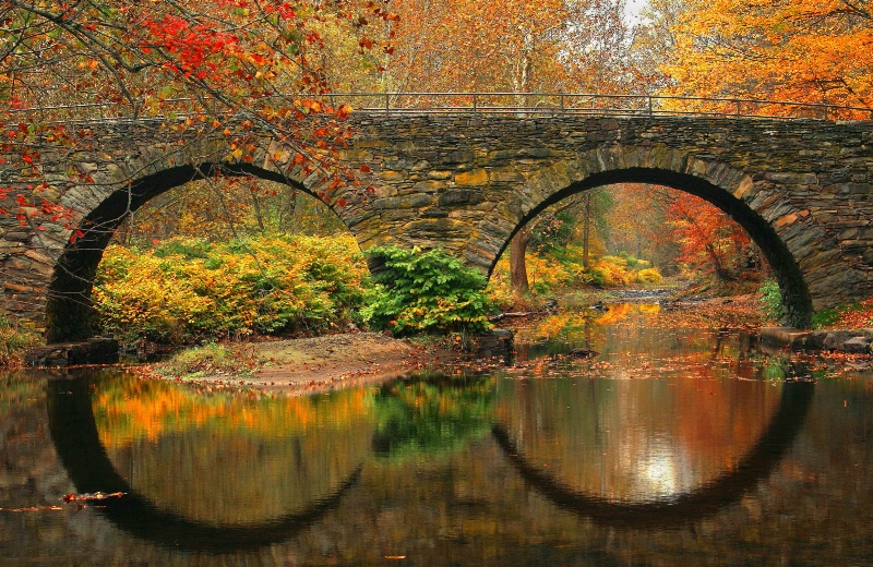 Fall Arch Reflections