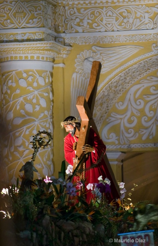 Salida de Procesión en Antigua