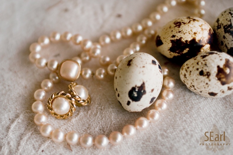 Quail Eggs & Pearls