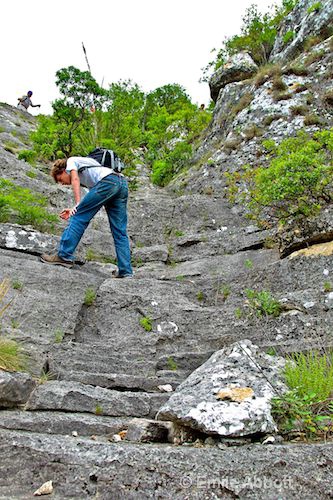 Arron on decent to Brazos Fuertes