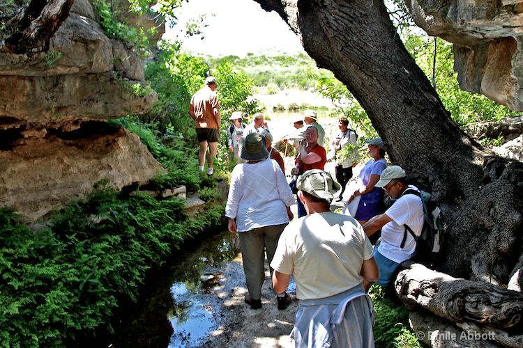 Rock Art Foundation group at Grotto