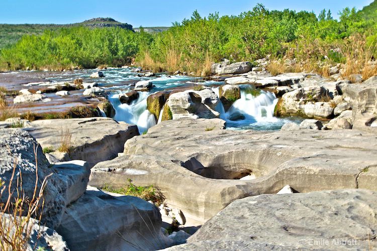 Dolan Falls stone architecture