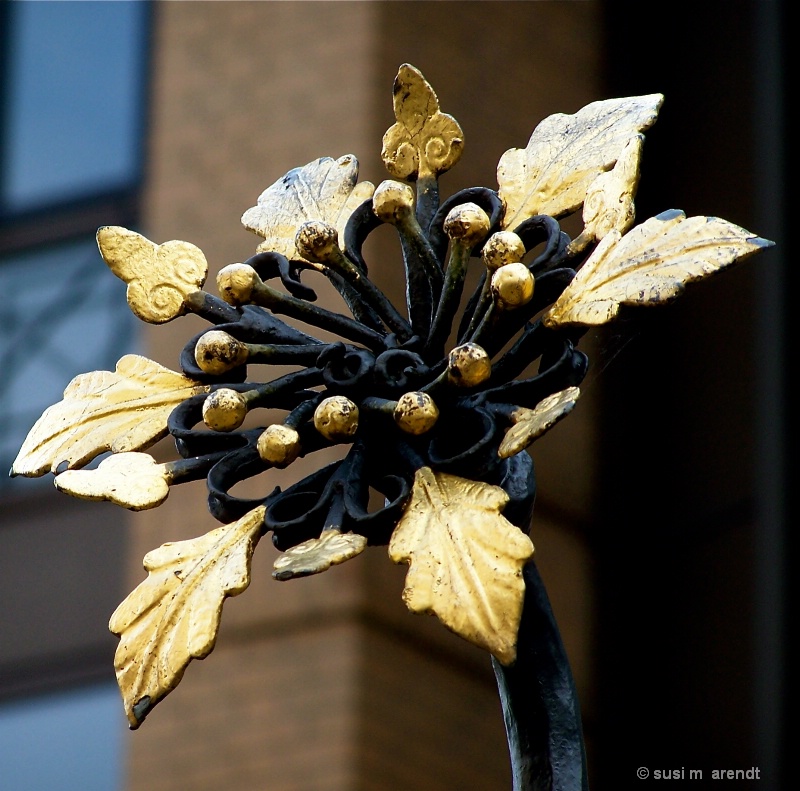 Gold Floral Detail
