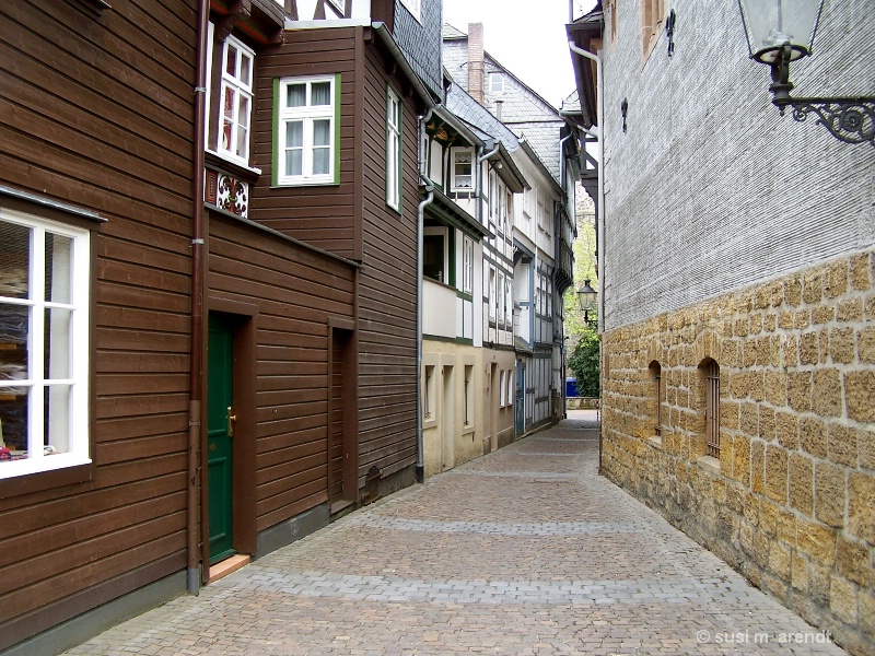 Narrow Street Scene, Goslar