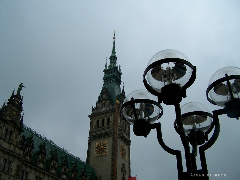 City Hall and Lamppost