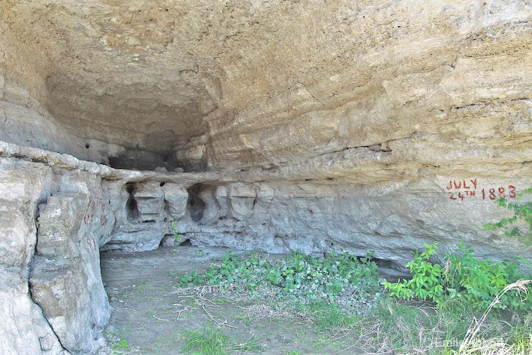 View of EK Fawcett's Cave 1883