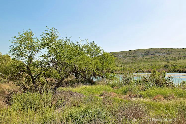 View from EK Fawcett's Cave on Devils River