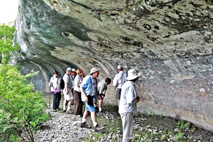 Rock Art Foundation Members at 41VV889 Shelter