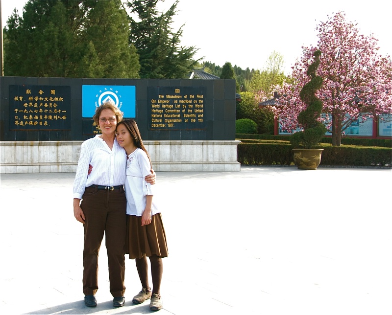 Kitty and Yumiko in Xian