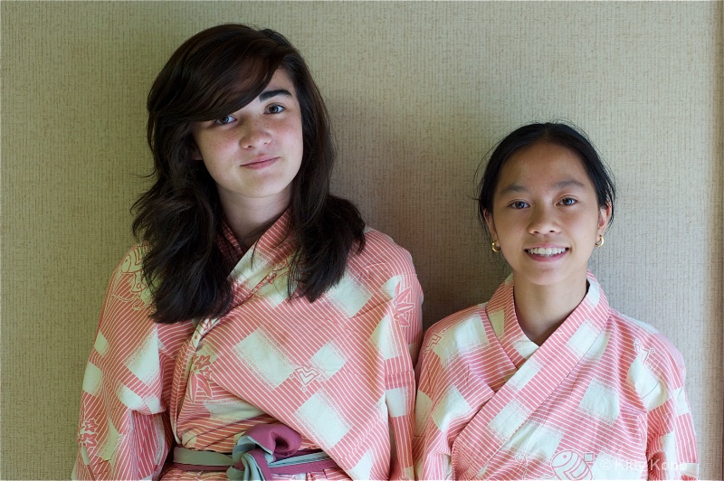 yumiko and sally in yukata
