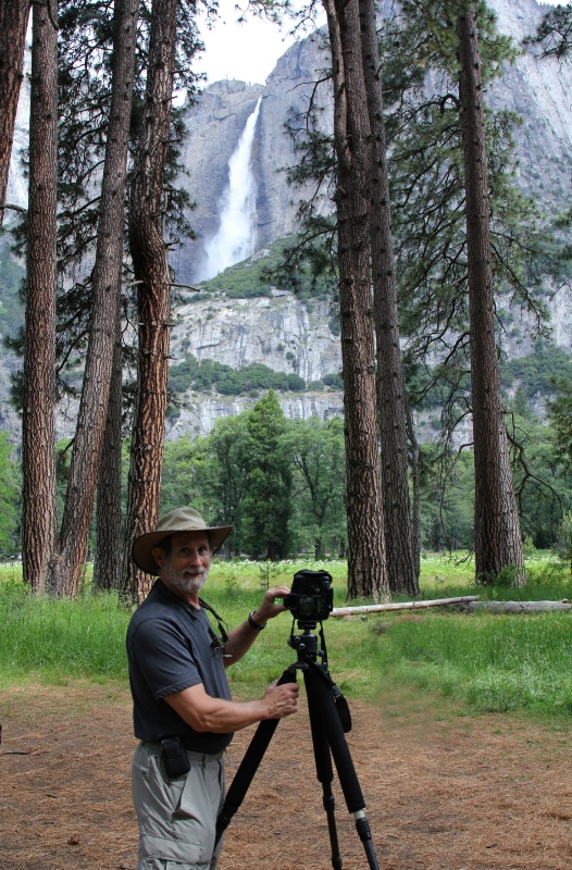 Lewis Kemper at Yosemite Falls