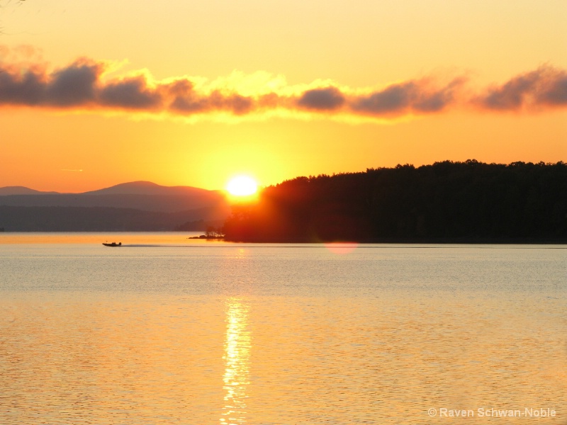 Morning Sunrise Champlain Islands VT