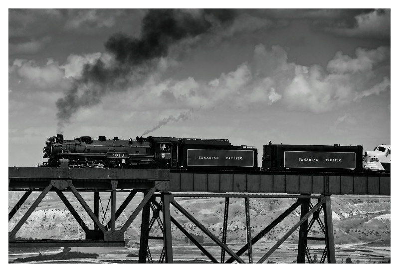 2816 Empress Steam Train, Lethbridge August 2010