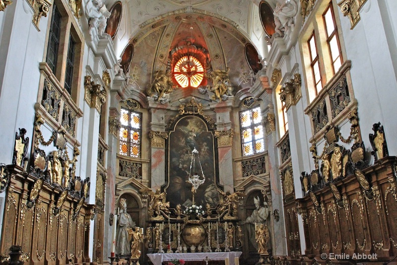 Close up Alter of the Durnstein Monastic Church