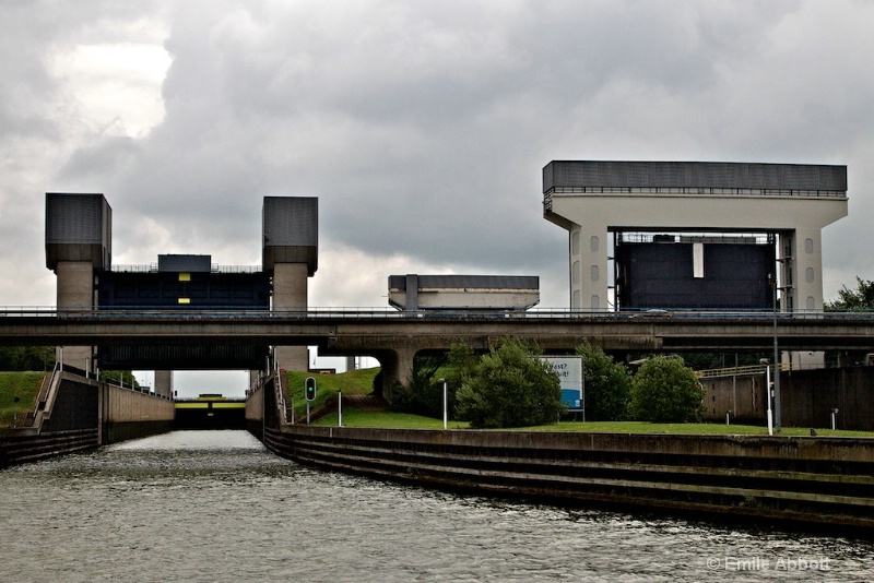 Entering the lock