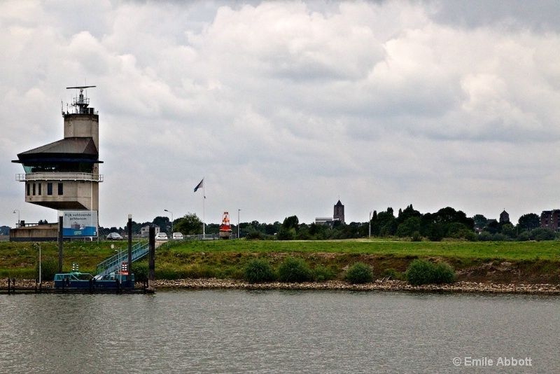 Control tower to canal locks