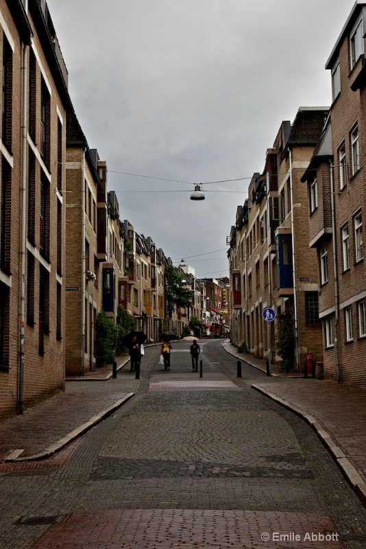 Cobble stone street in Nijmegen