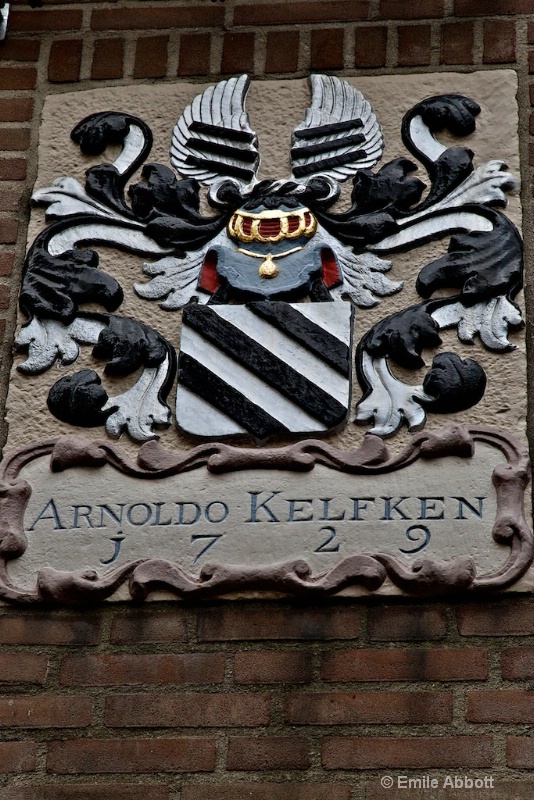 1729 Coat of Arms on building in Nijmegen