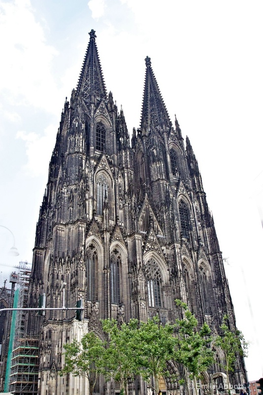 Twin towers of Cologne Cathedral