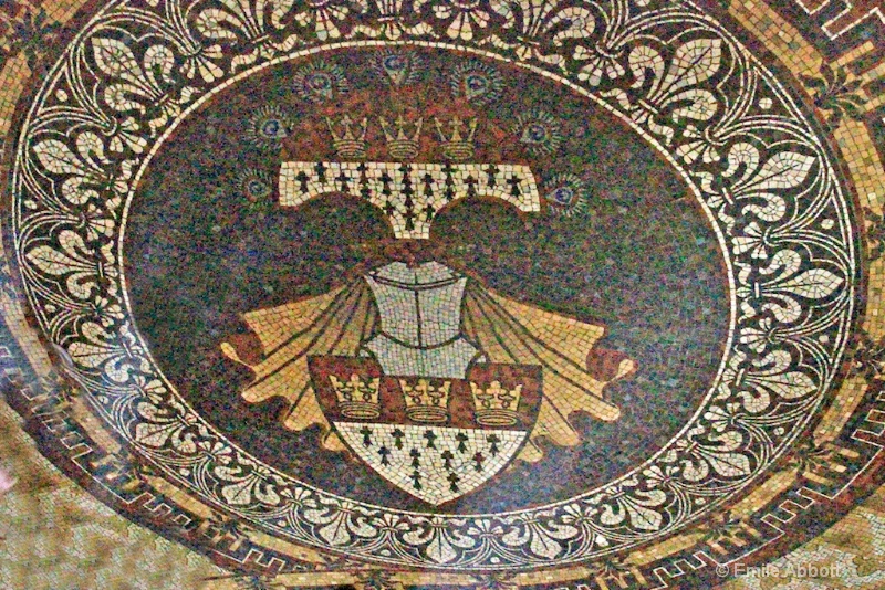 Tile work representing the Three Kings