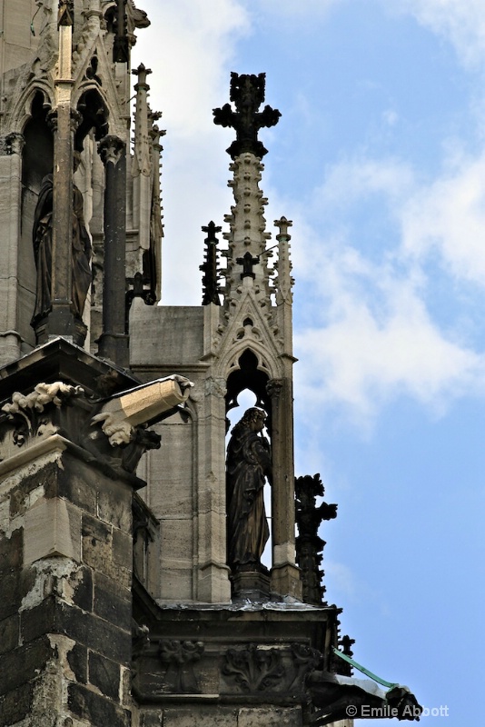 Close up Tracery and Crockets