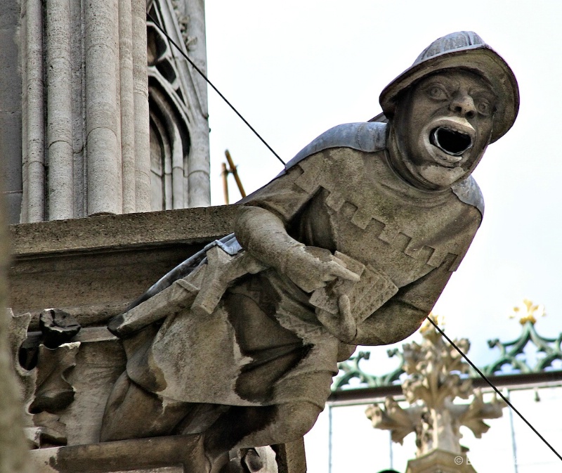 Fisherman Gargoyle