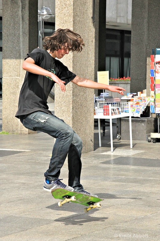 Skate Boarder in action