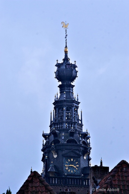 Spire on top of St. Stevenkerk, Nijmegen