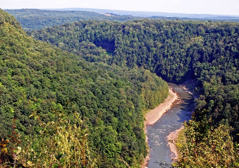 Scenic Overlook At Letchworth